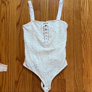 White Lace Bodysuit